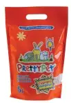 Pretty Cat древесный наполнитель для грызунов с морковными чипсами