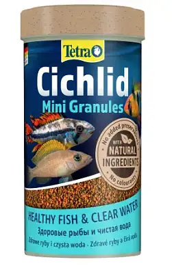 TetraCichlid Mini Granules корм для небольших цихлид в гранулах