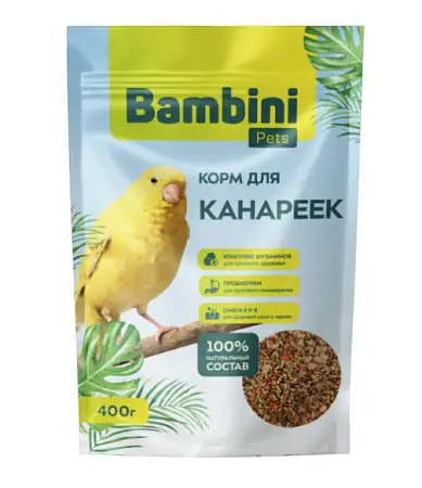 Купить bambini pets Сухой корм для канареек