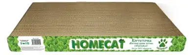 Homecat когтеточка для кошек "Мятная волна» штиль гофрокартон