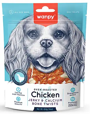 Wanpy Dog лакомство для собак Косточки из Курицы