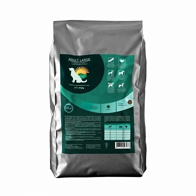 LiveRA Adult Large Dog сухой корм для взрослых собак крупных и гигантских пород, жаркое из домашней птицы