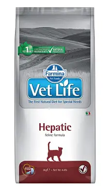 Farmina Vet Life сухой корм для кошек при хронической печеночной недостаточности (hepatic)
