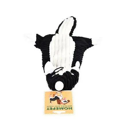 Купить homepet игрушка для собак скунс с пищалкой и шуршащим эффектом плюш